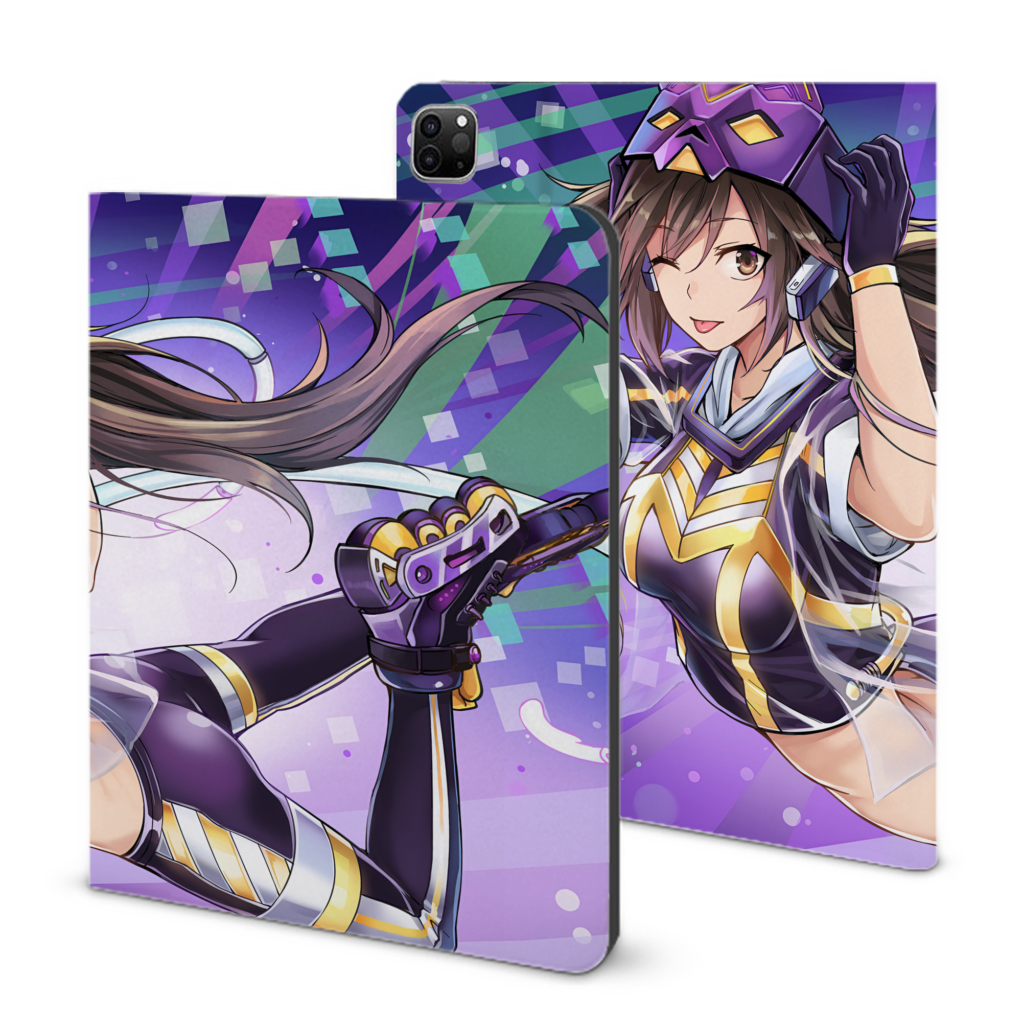 （画像用） 遊☆戯☆王 Yu-Gi-Oh! IPad ケース ブック型 PUレザー TPU 耐衝撃 軽量 薄型 ペン収納なし 全面保護 IPad 各モデル対応
